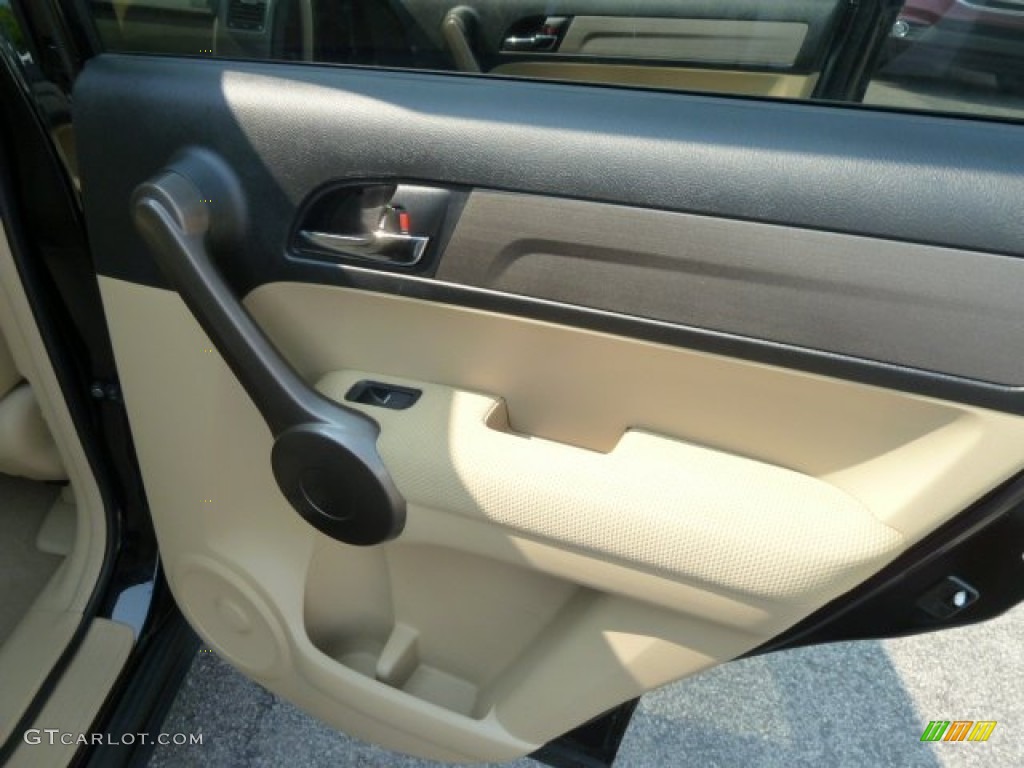 2009 CR-V EX 4WD - Crystal Black Pearl / Ivory photo #15