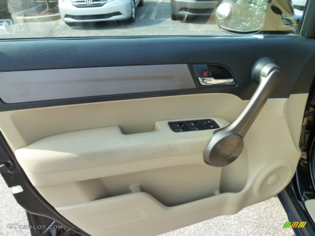 2009 CR-V EX 4WD - Crystal Black Pearl / Ivory photo #19