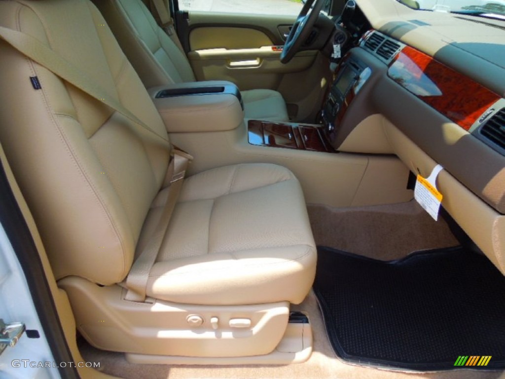 Light Cashmere/Dark Cashmere Interior 2013 Chevrolet Suburban LTZ 4x4 Photo #67001317