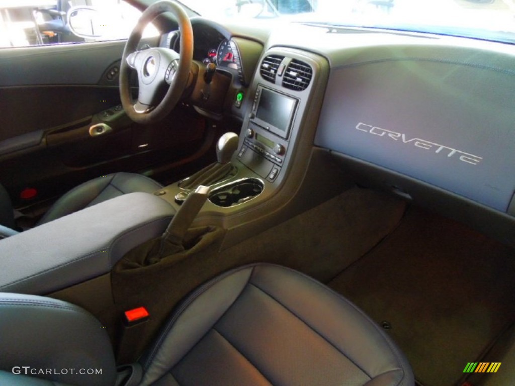 2013 Chevrolet Corvette Grand Sport Coupe Diamond Blue/60th Anniversary Design Package Dashboard Photo #67001866