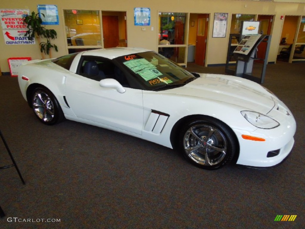 Arctic White 2013 Chevrolet Corvette Grand Sport Coupe Exterior Photo #67001962
