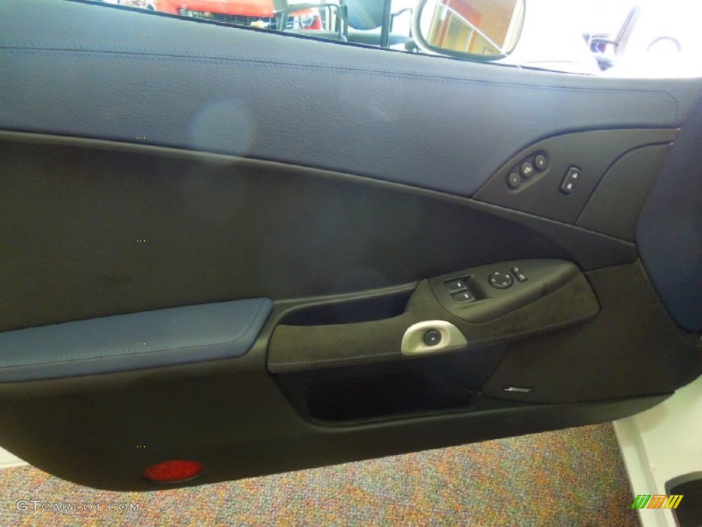 2013 Chevrolet Corvette Grand Sport Coupe Diamond Blue/60th Anniversary Design Package Door Panel Photo #67002001
