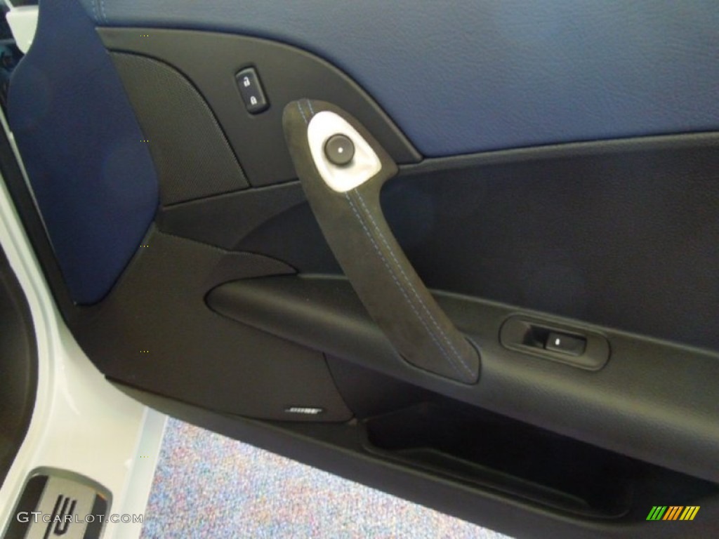 2013 Chevrolet Corvette Grand Sport Coupe Diamond Blue/60th Anniversary Design Package Door Panel Photo #67002096