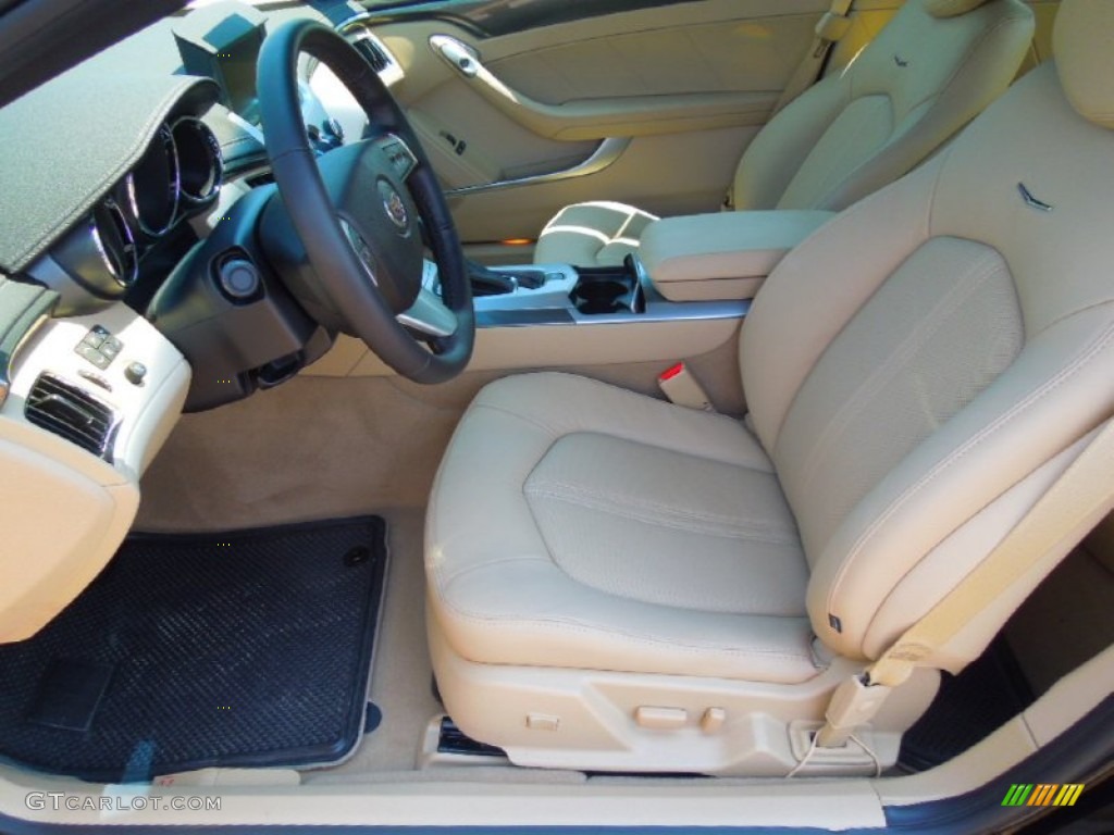 Cashmere/Cocoa Interior 2012 Cadillac CTS Coupe Photo #67002214