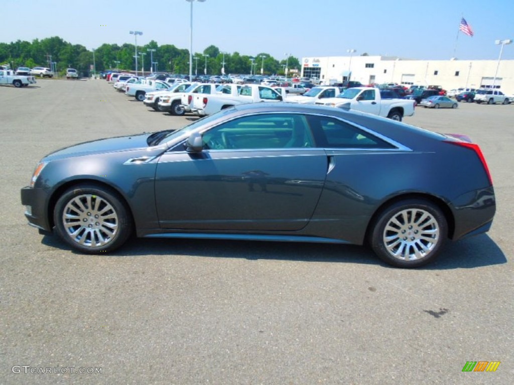 Thunder Gray ChromaFlair 2012 Cadillac CTS Coupe Exterior Photo #67002328