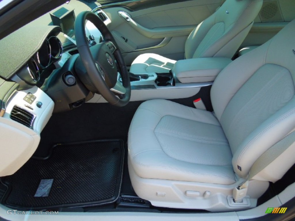 Light Titanium/Ebony Interior 2012 Cadillac CTS Coupe Photo #67002352