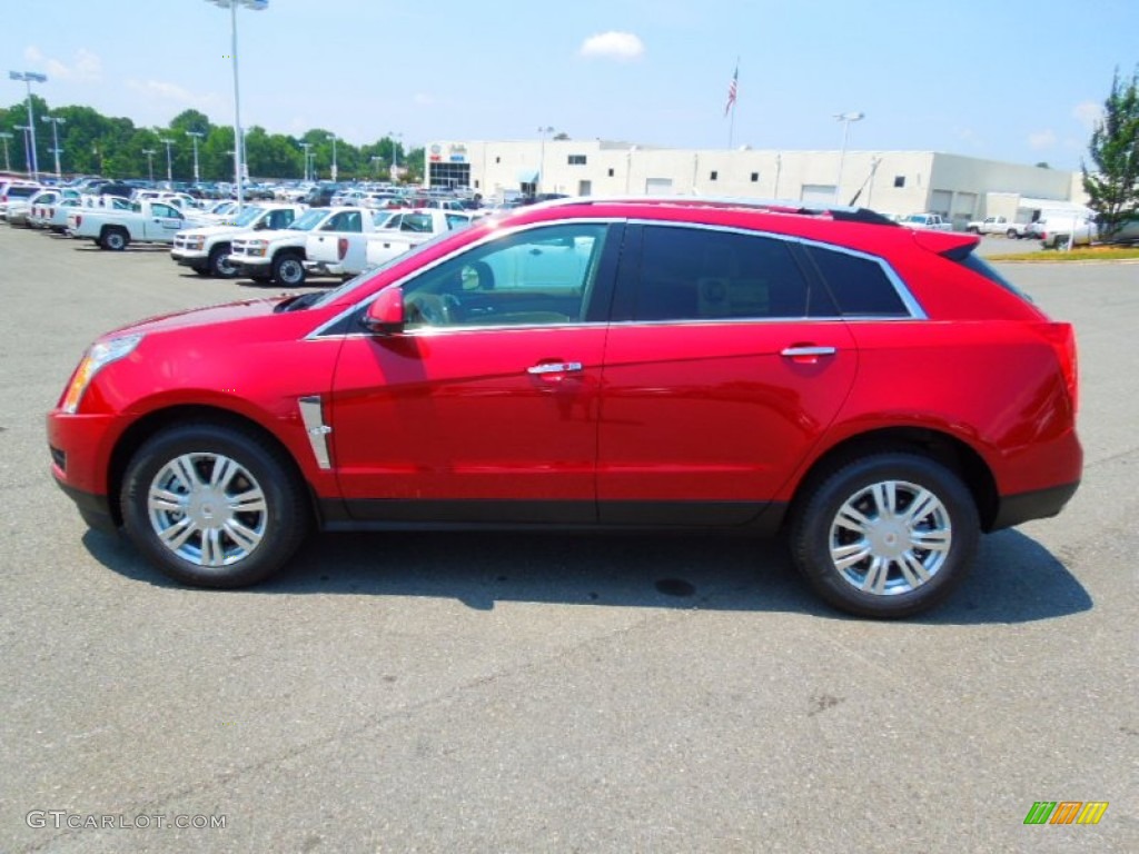 Crystal Red Tintcoat 2012 Cadillac SRX Luxury Exterior Photo #67003198