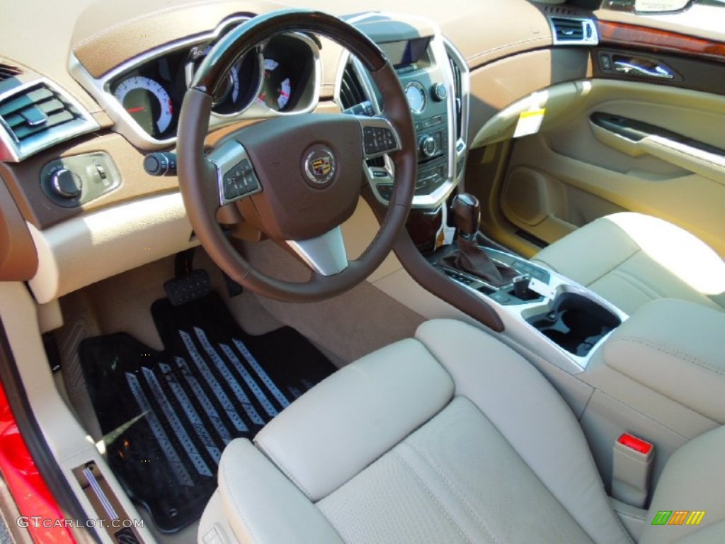 Shale/Brownstone Interior 2012 Cadillac SRX Luxury Photo #67003405
