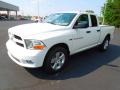 2012 Bright White Dodge Ram 1500 Express Quad Cab 4x4  photo #2