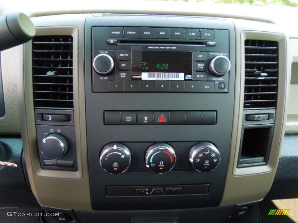 2012 Dodge Ram 1500 Express Quad Cab 4x4 Controls Photo #67003735