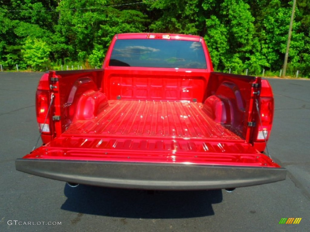 2012 Ram 1500 Express Quad Cab 4x4 - Deep Cherry Red Crystal Pearl / Dark Slate Gray/Medium Graystone photo #19