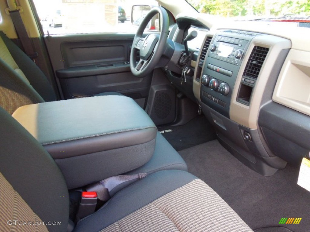 2012 Ram 1500 Express Quad Cab - Flame Red / Dark Slate Gray/Medium Graystone photo #20