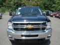 2012 Black Chevrolet Silverado 3500HD LTZ Crew Cab 4x4 Dually  photo #3