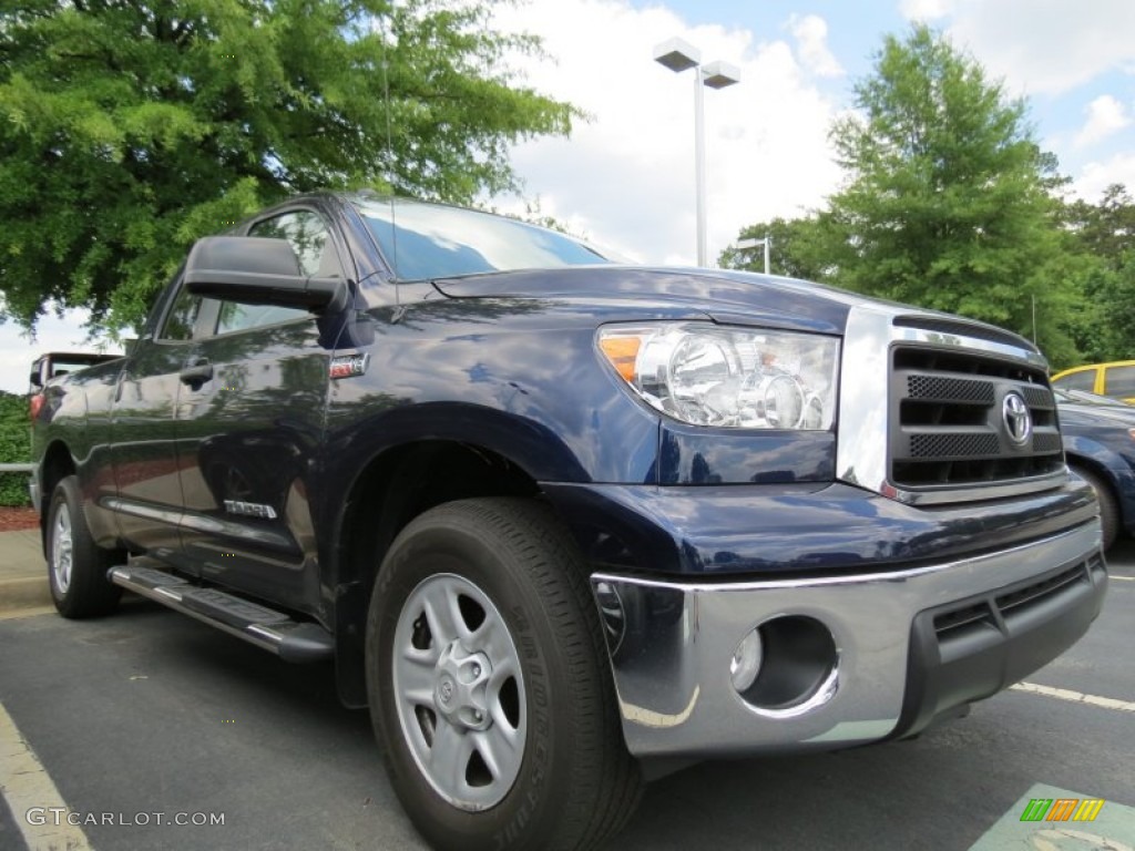 2011 Tundra SR5 Double Cab - Nautical Blue / Graphite Gray photo #4