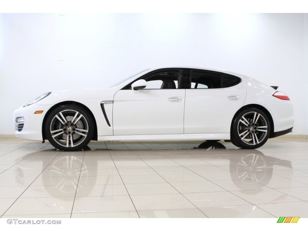 Carrara White 2012 Porsche Panamera 4 Exterior Photo #67008334