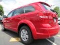 2012 Bright Red Dodge Journey SE  photo #2