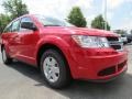 2012 Bright Red Dodge Journey SE  photo #4