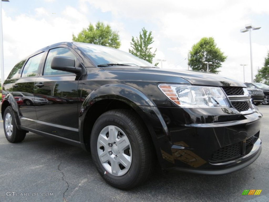 Brilliant Black Crystal Pearl 2012 Dodge Journey SE Exterior Photo #67008589