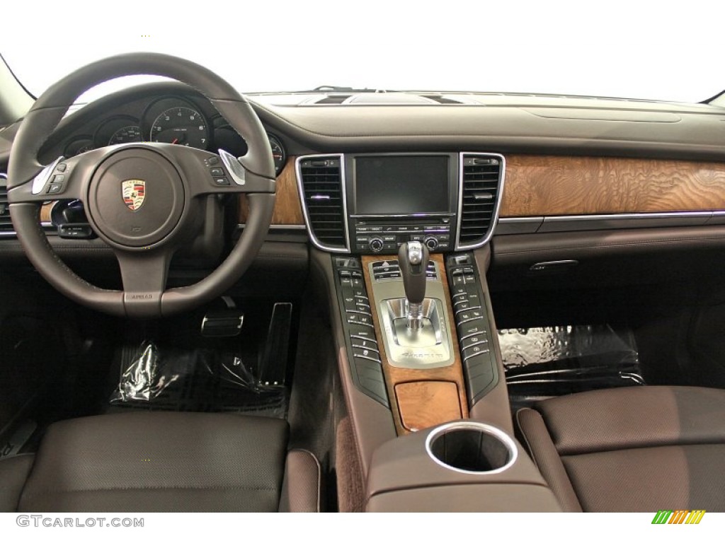 2012 Porsche Panamera 4 Espresso Dashboard Photo #67008643