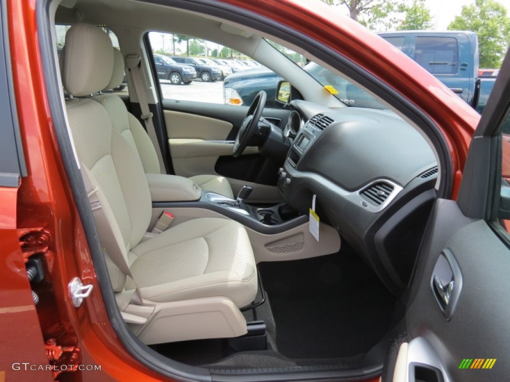 Black/Light Frost Beige Interior 2012 Dodge Journey SXT Photo #67009168
