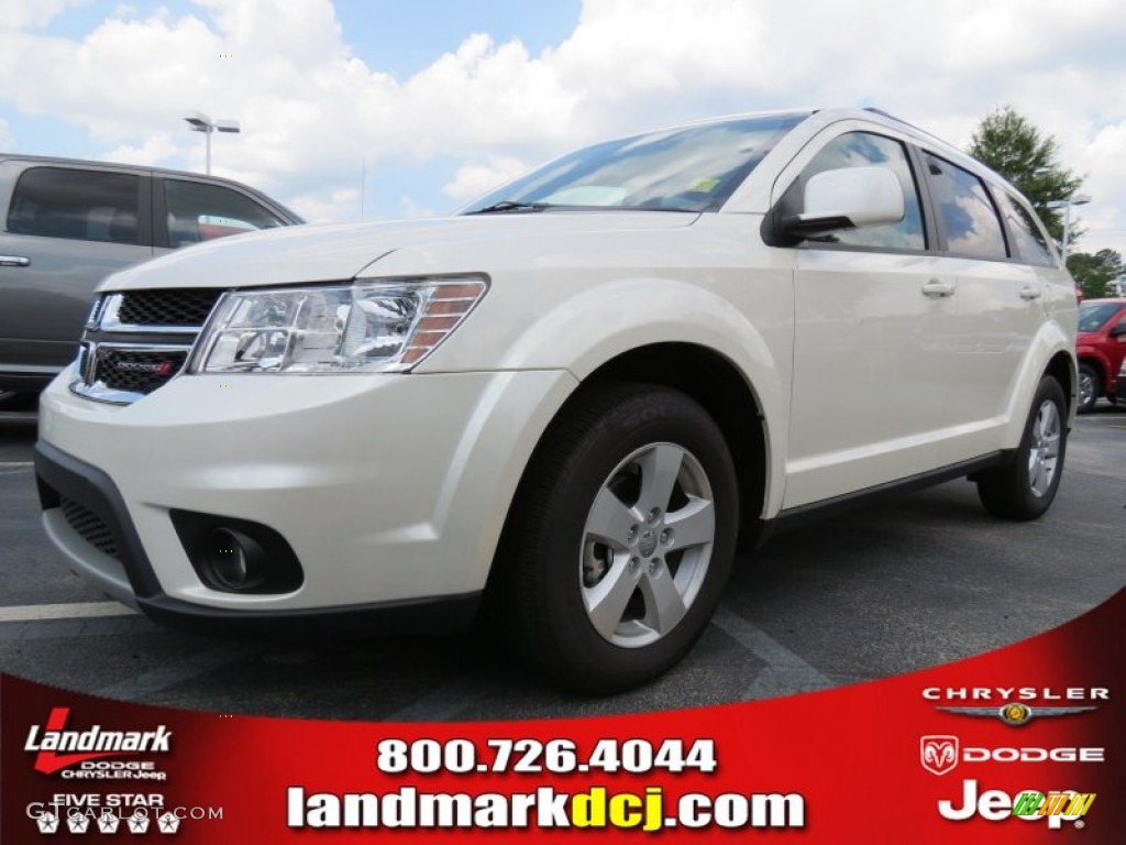 Ivory White Tri-Coat Dodge Journey