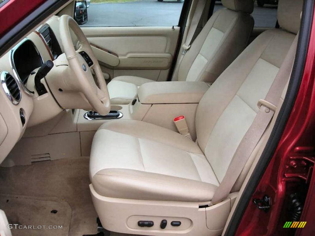 2006 Explorer Eddie Bauer 4x4 - Redfire Metallic / Camel photo #6