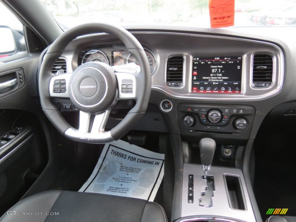 2012 Dodge Charger SRT8 Black Dashboard Photo #67010014
