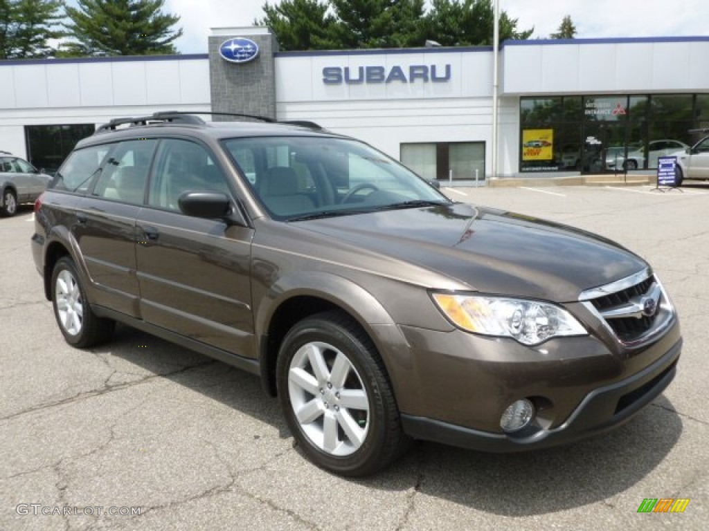 2009 Outback 2.5i Special Edition Wagon - Deep Bronze Metallic / Warm Ivory photo #1