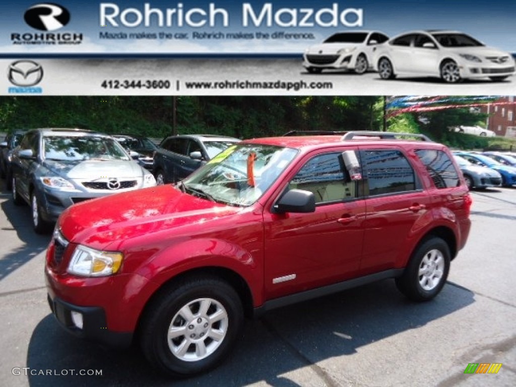 Redfire Metallic Mazda Tribute