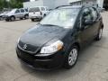 2011 Black Pearl Metallic Suzuki SX4 Crossover Technology AWD  photo #3