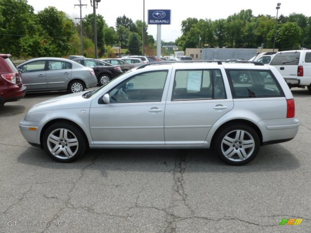 2002 Jetta GLX VR6 Wagon - Reflex Silver Metallic / Black photo #4