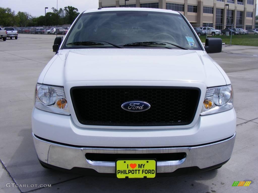 2006 F150 XLT SuperCrew - Oxford White / Tan photo #3