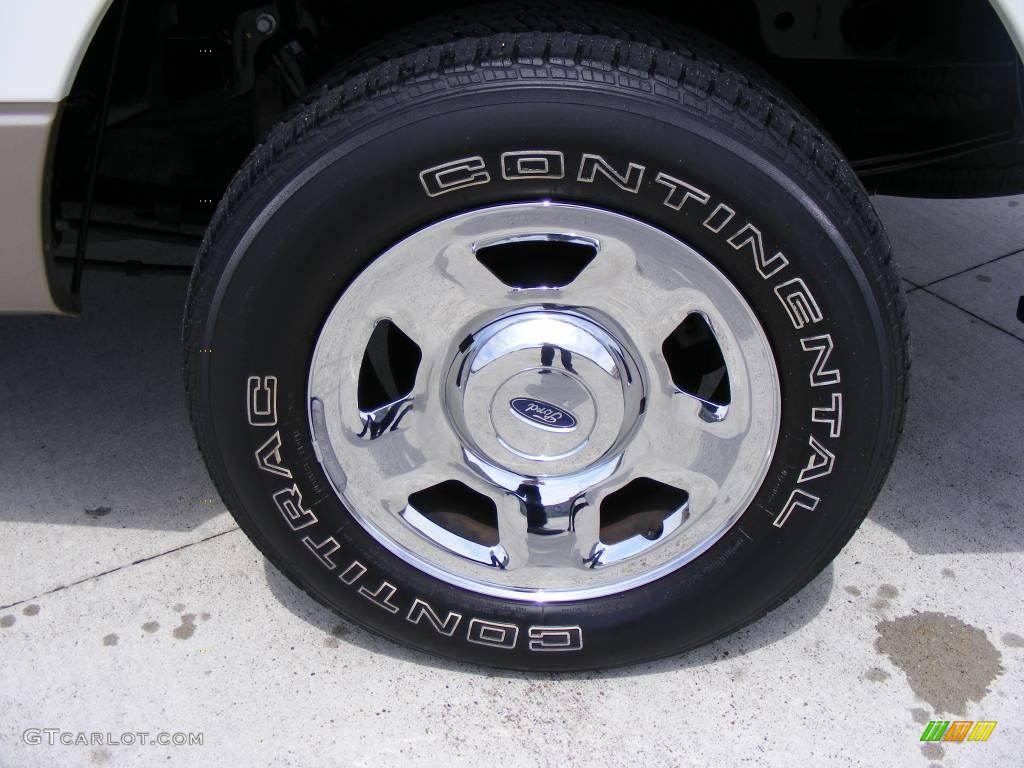 2006 F150 XLT SuperCrew - Oxford White / Tan photo #11