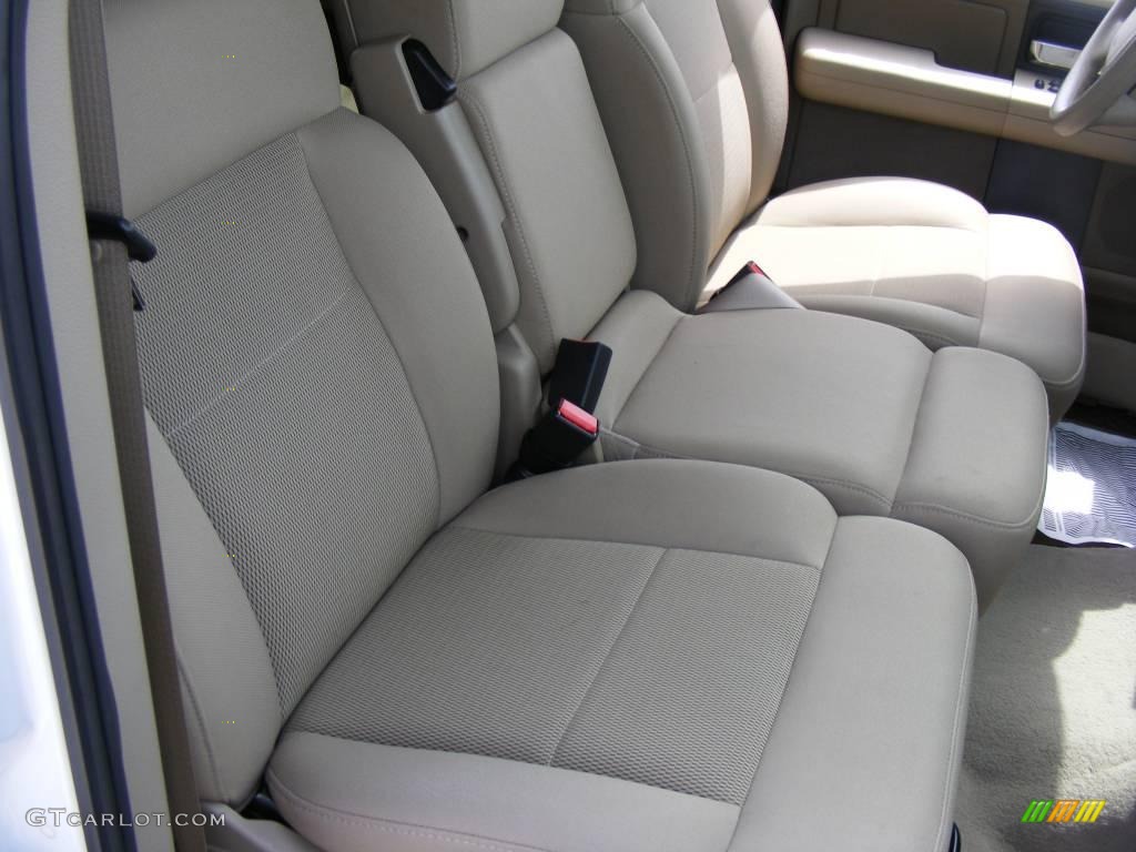 2006 F150 XLT SuperCrew - Oxford White / Tan photo #21