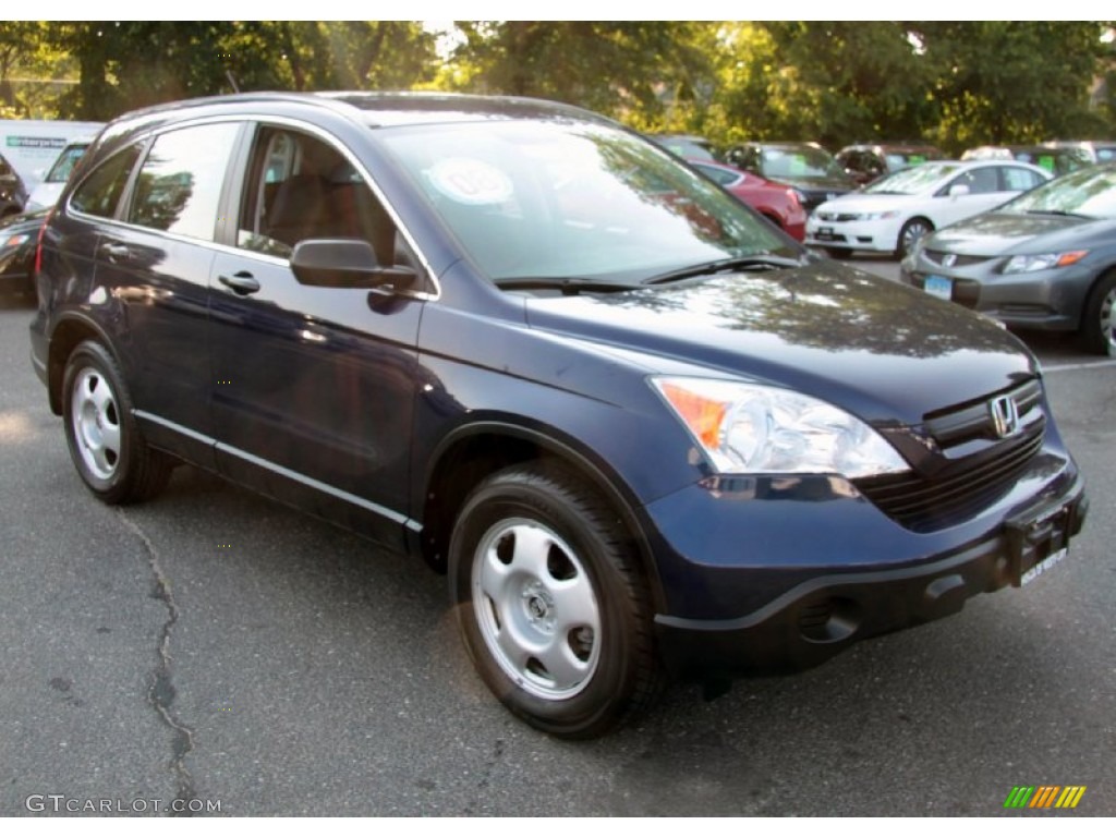 2008 CR-V LX 4WD - Royal Blue Pearl / Black photo #4