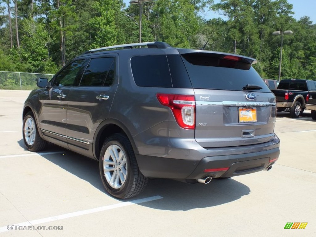 2013 Explorer XLT - Sterling Gray Metallic / Charcoal Black photo #7