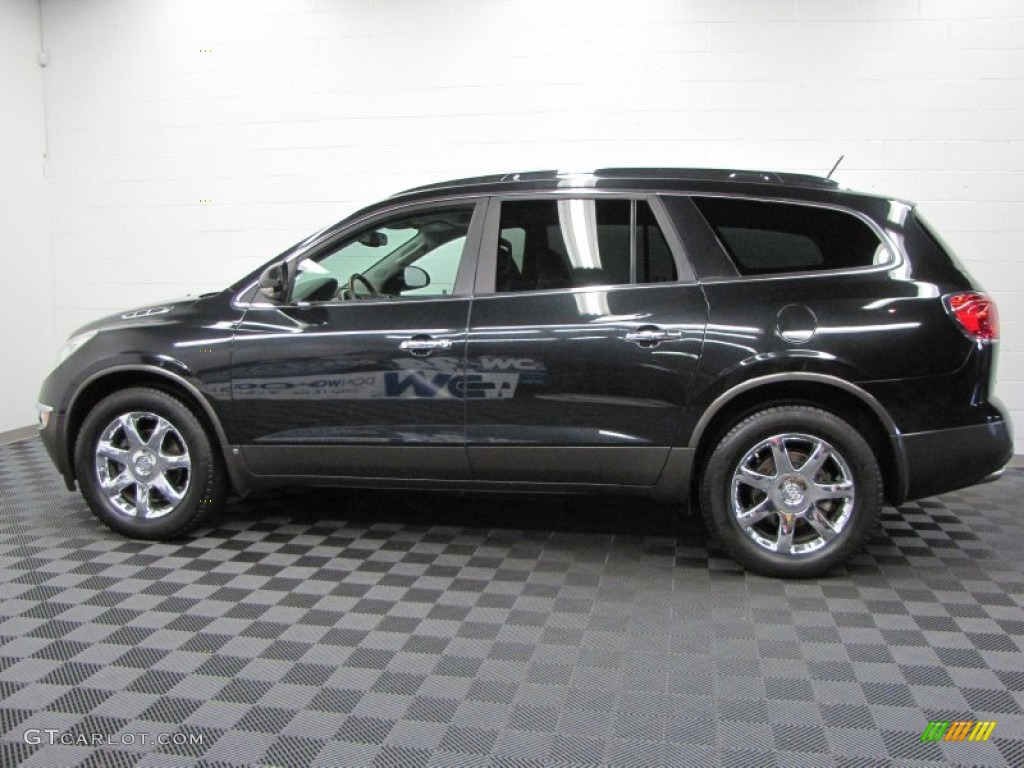 2008 Enclave CXL AWD - Carbon Black Metallic / Titanium/Dark Titanium photo #6