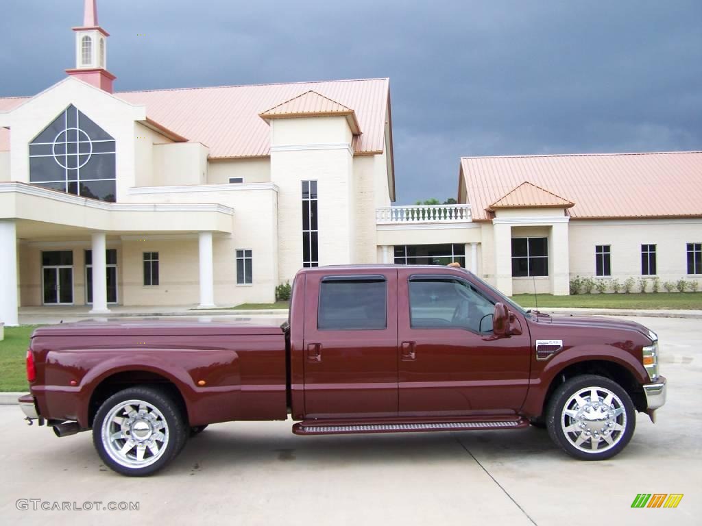 Dark Copper Metallic 2006 Ford F350 Super Duty King Ranch Crew Cab 4x4 Dually Exterior Photo #6701938