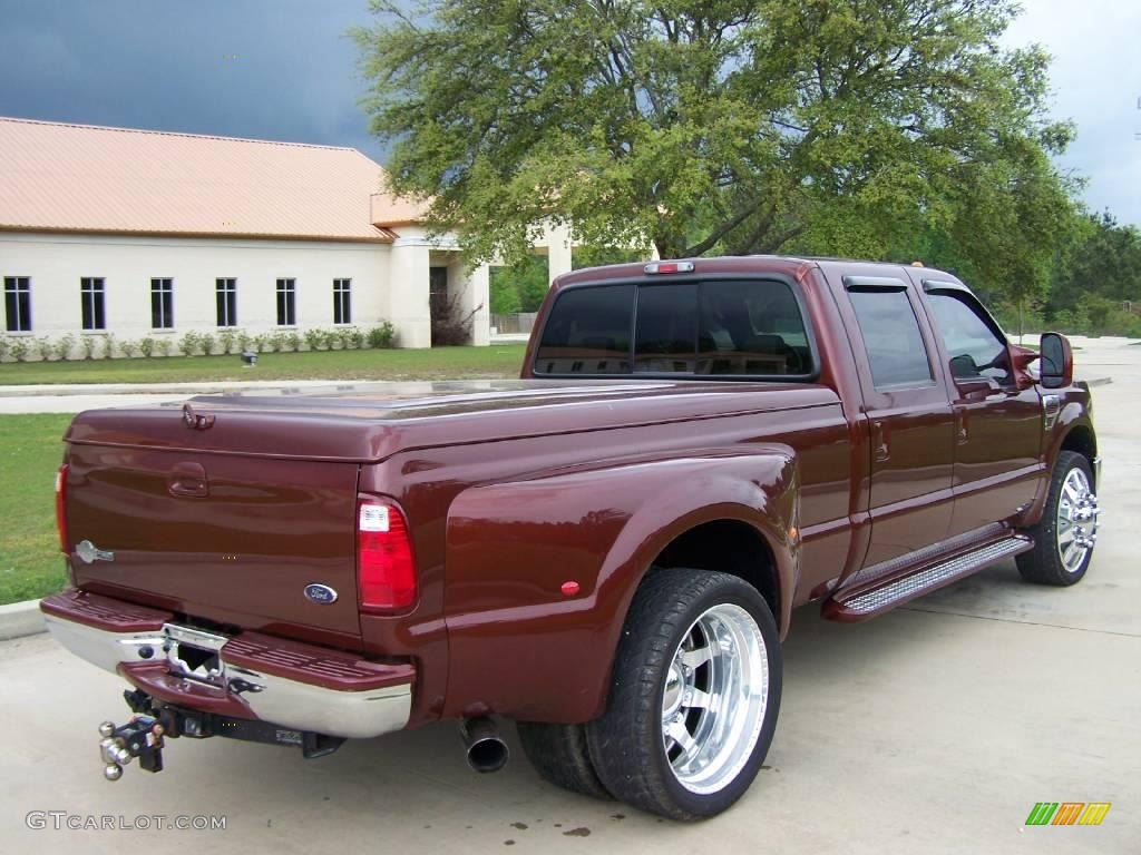 Dark Copper Metallic 2006 Ford F350 Super Duty King Ranch Crew Cab 4x4 Dually Exterior Photo #6701943