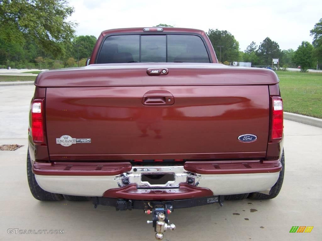 Dark Copper Metallic 2006 Ford F350 Super Duty King Ranch Crew Cab 4x4 Dually Exterior Photo #6701948