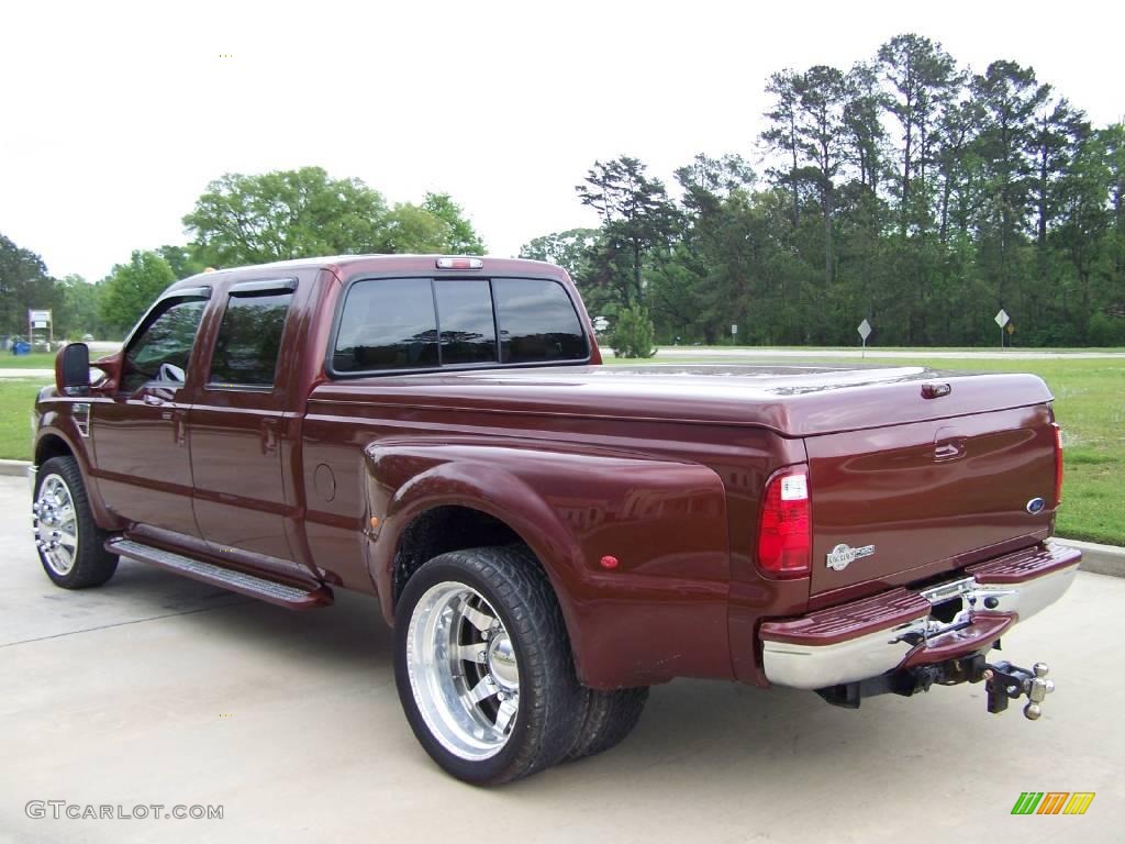 2006 F350 Super Duty King Ranch Crew Cab 4x4 Dually - Dark Copper Metallic / Castano Brown Leather photo #5