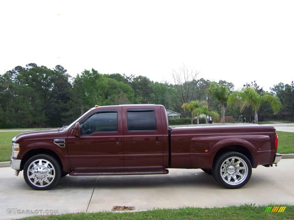 Dark Copper Metallic 2006 Ford F350 Super Duty King Ranch Crew Cab 4x4 Dually Exterior Photo #6701958