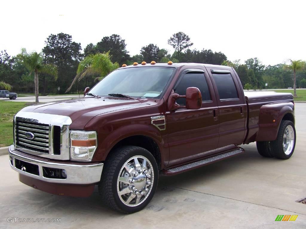Dark Copper Metallic 2006 Ford F350 Super Duty King Ranch Crew Cab 4x4 Dually Exterior Photo #6701963