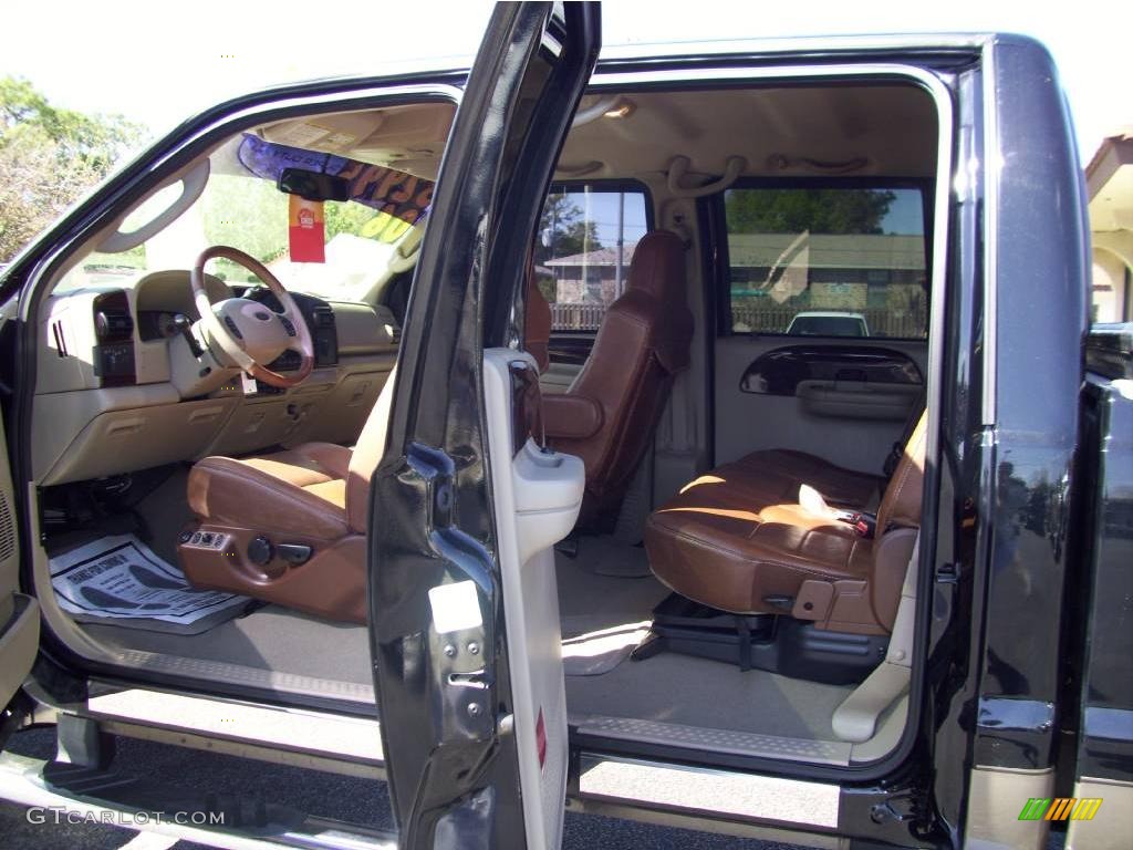 2006 F350 Super Duty King Ranch Crew Cab 4x4 Dually - Black / Castano Brown Leather photo #8