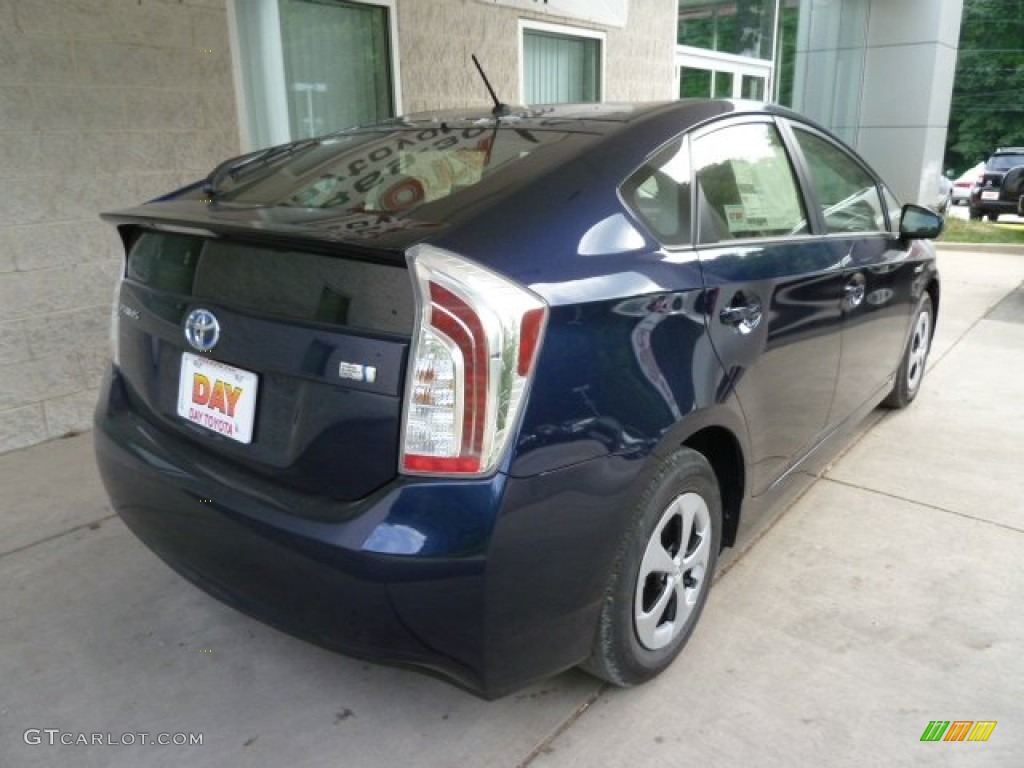 2012 Prius 3rd Gen Two Hybrid - Nautical Blue Metallic / Misty Gray photo #2