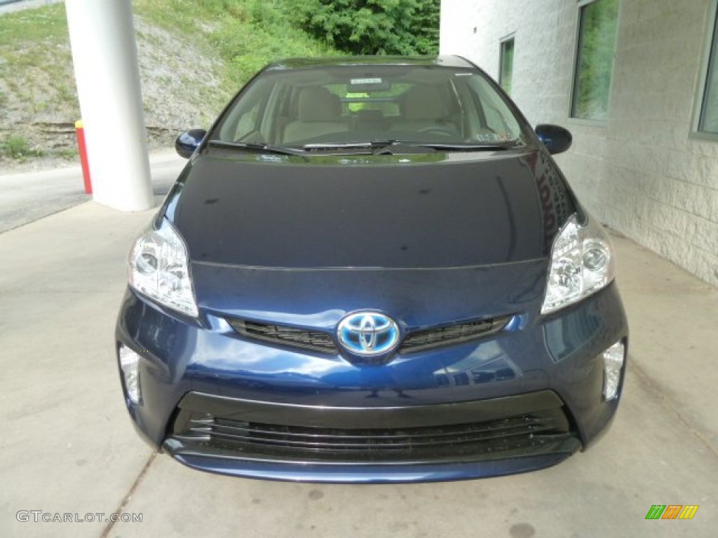 2012 Prius 3rd Gen Two Hybrid - Nautical Blue Metallic / Misty Gray photo #6