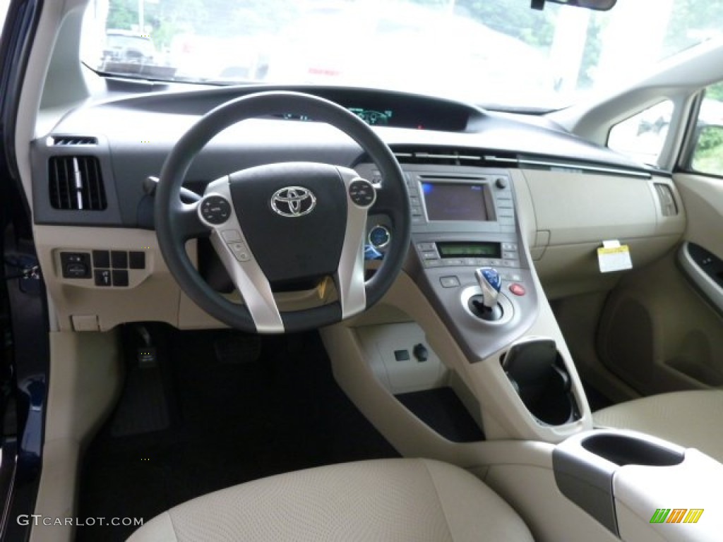 2012 Prius 3rd Gen Two Hybrid - Nautical Blue Metallic / Misty Gray photo #10