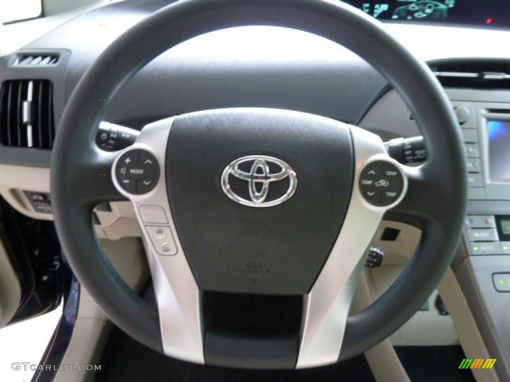 2012 Prius 3rd Gen Two Hybrid - Nautical Blue Metallic / Misty Gray photo #12