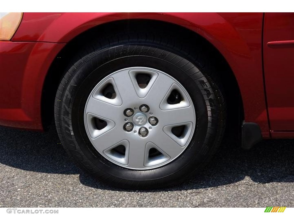 2002 Stratus SE Sedan - Inferno Red Pearl / Dark Slate Gray photo #47
