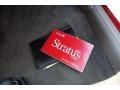 2002 Inferno Red Pearl Dodge Stratus SE Sedan  photo #48